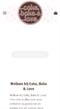 Mobile Screenshot of cakebakelove.nl